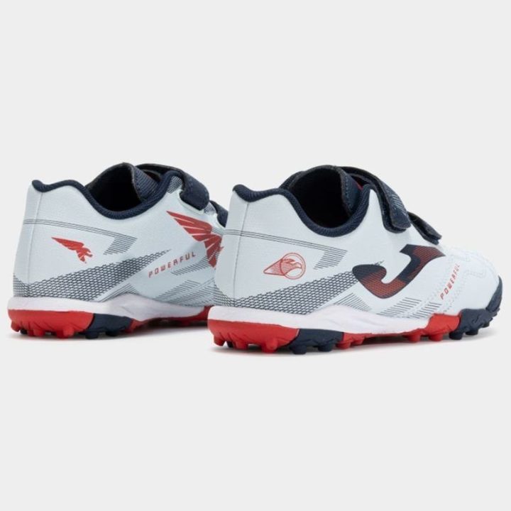 Vaikiški futbolo bateliai su lipukais Joma Powerful 2505, balti