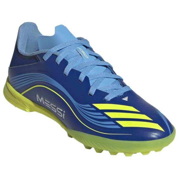 Vaikiški futbolo bateliai dirbtinei dangai adidas F50 Messi League