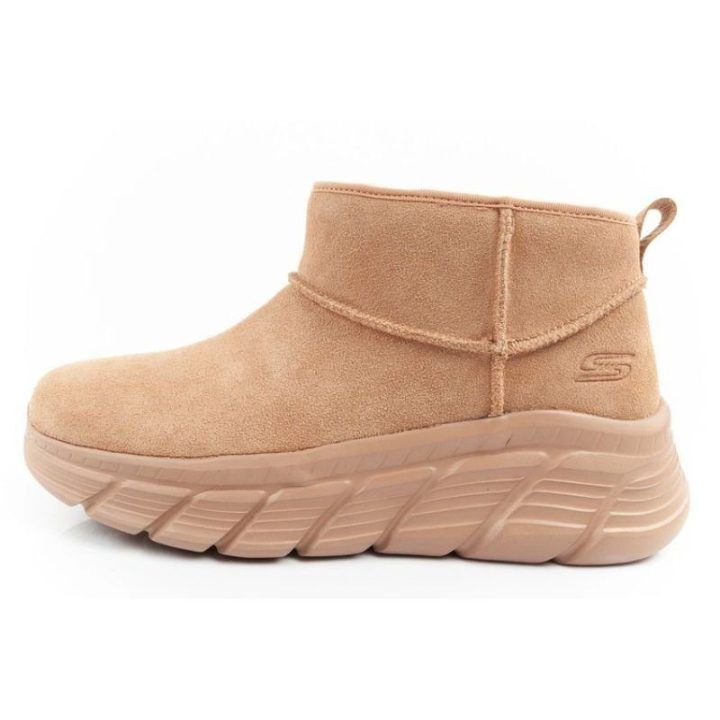 Moteriški pašiltinti aulinukai Skechers, rudi
