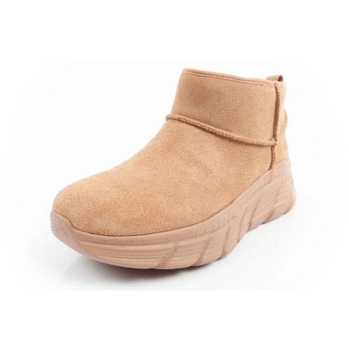 Moteriški pašiltinti aulinukai Skechers, rudi
