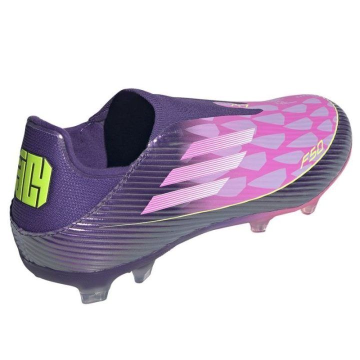 Vaikiški futbolo bateliai be raištelių adidas F50 Lamine Yamal