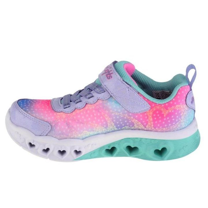 Sportbačiai mergaitėms Skechers Flutter Heart Lights, įvairiaspalviai
