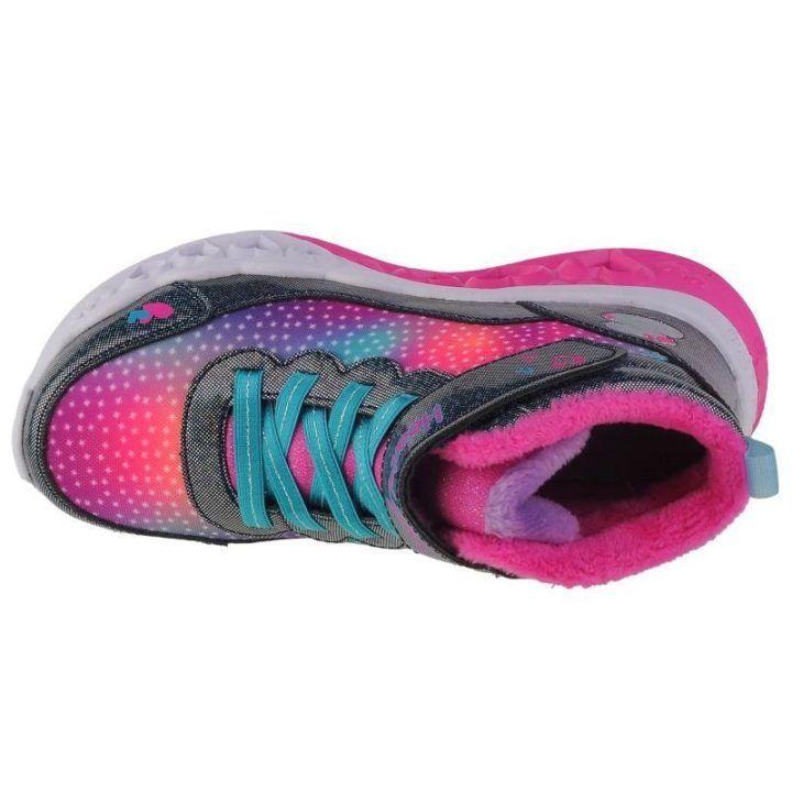 Sniego batai mergaitėms Skechers Flutter Heart Lights, įvairiaspalviai