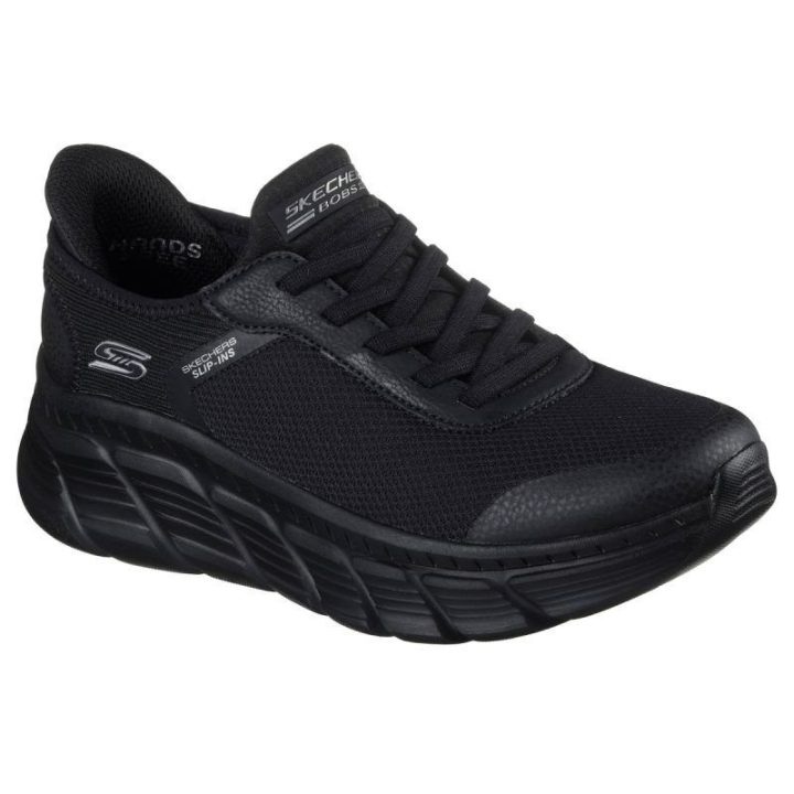 Moteriški įspiriami sportbačiai Skechers BOBS B Flex Hi, juodi