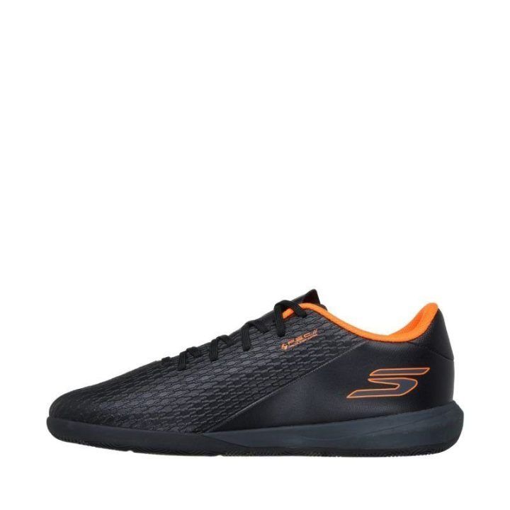 Vyriški futbolo bateliai Skechers Club IC, juodi ir oranžiniai