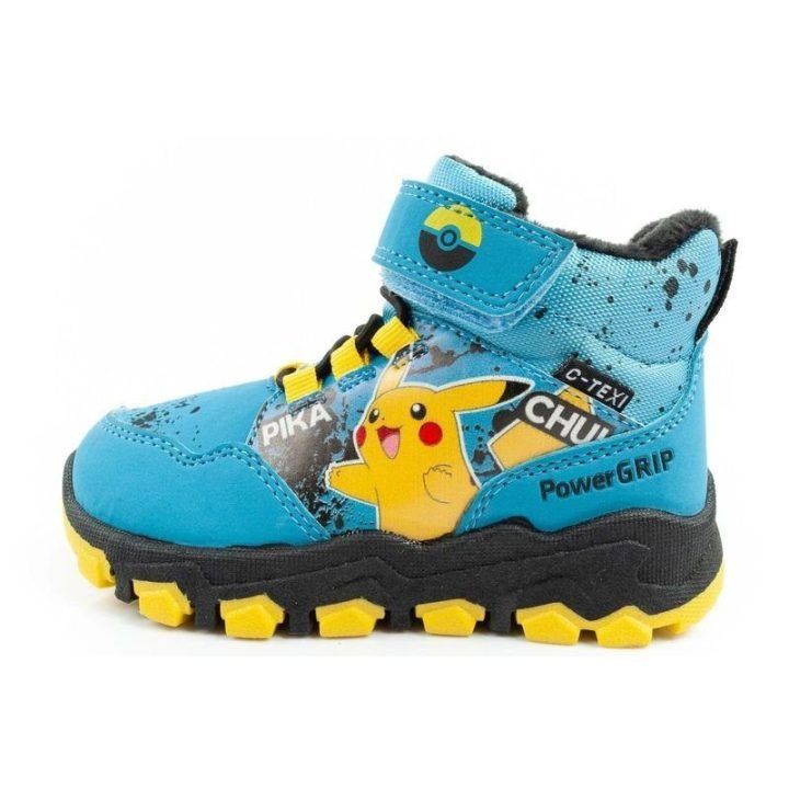 Vaikiški žieminiai batai su Pokémon motyvu Leomil, mėlyni