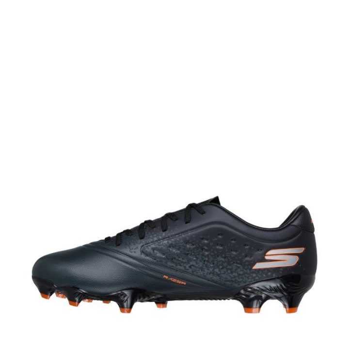 Vyriški futbolo bateliai Skechers Razor 1.5 Academy, juodi ir oranžiniai