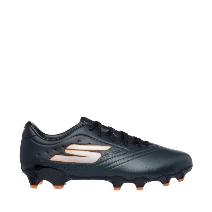 Vyriški futbolo bateliai Skechers Razor 1.5 Academy, juodi ir oranžiniai