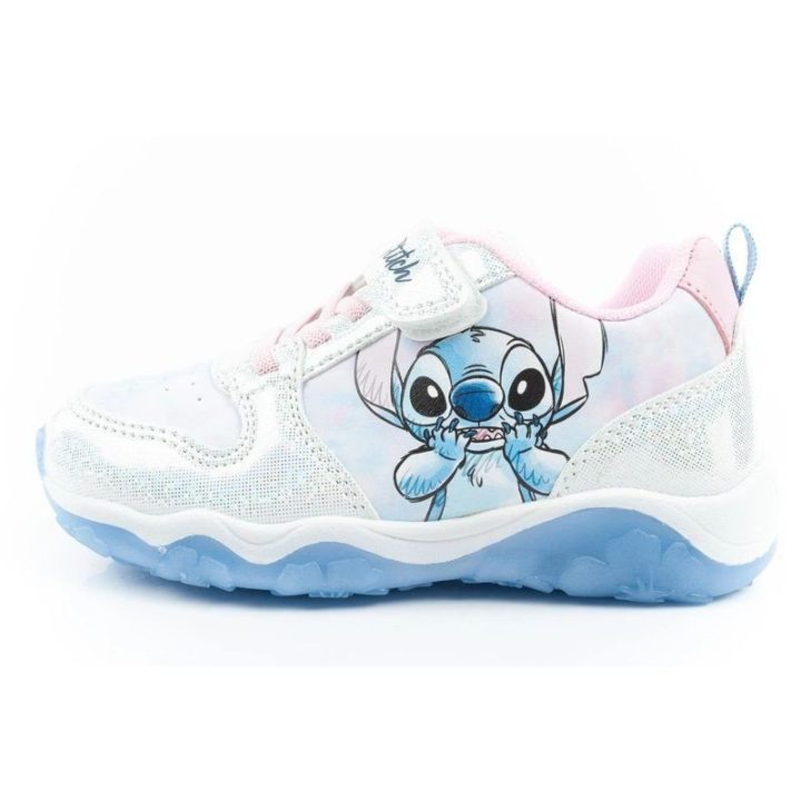 Vaikiški sportbačiai su LED švieselėmis Leomil Stitch, mėlyni