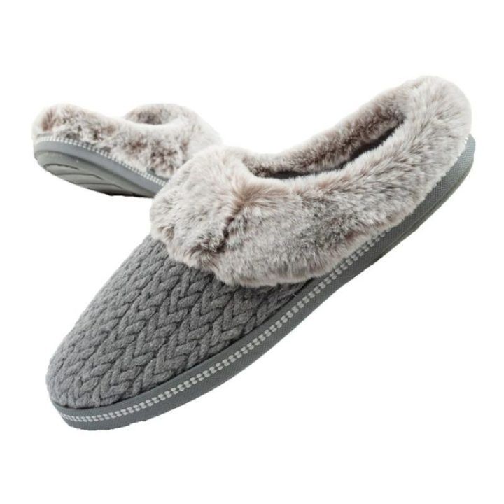 Moteriškos pašiltintos šlepetės Skechers Cozy Campfire