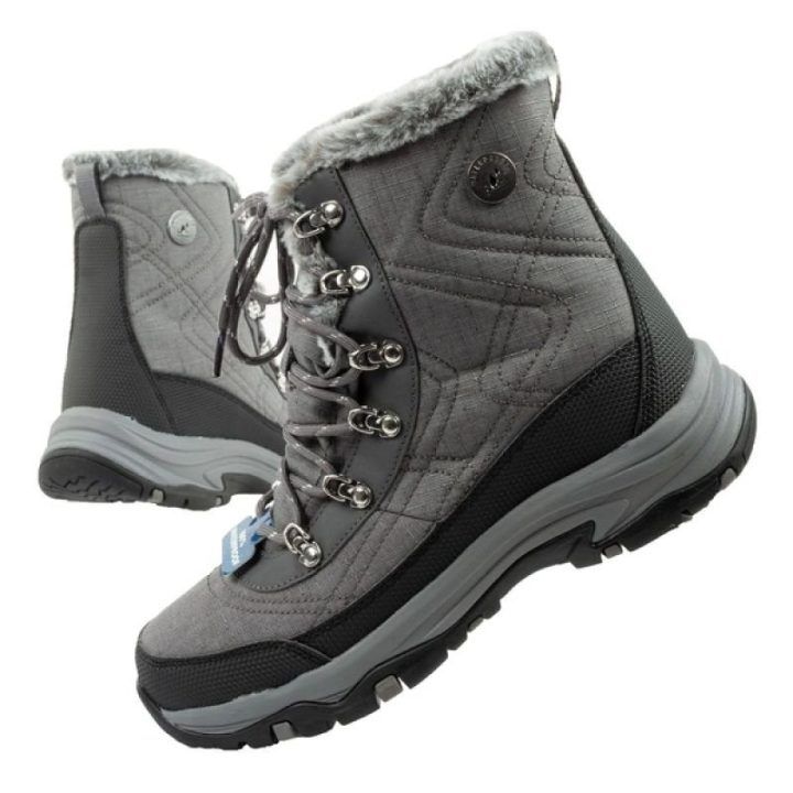 Moteriški pašiltinti sniego batai Skechers Trego-Cold