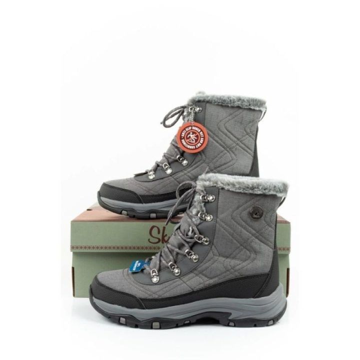 Moteriški pašiltinti sniego batai Skechers Trego-Cold