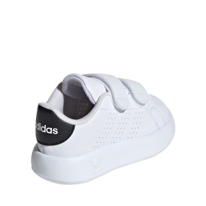 Vaikiški sportbačiai su lipukais adidas Advantage, balti