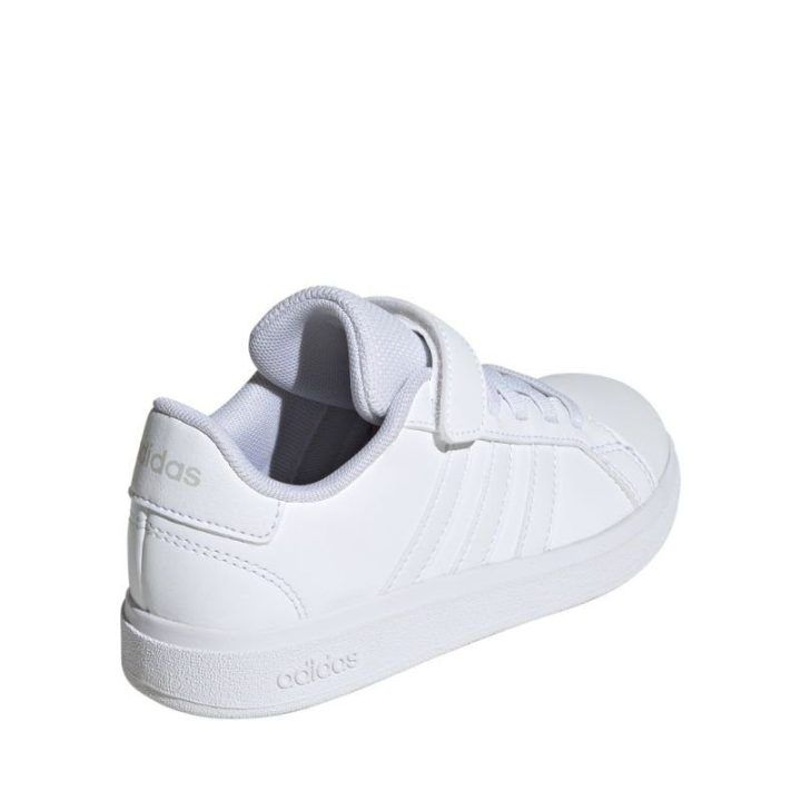 Vaikiški sportbačiai su lipuku adidas Grand Court 2.0, balti