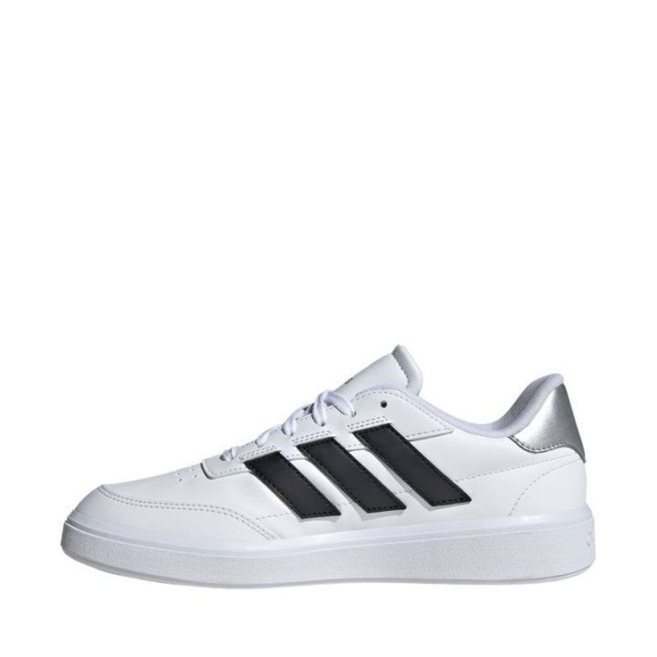 Moteriški sportbačiai adidas Courtblock, balti ir juodi