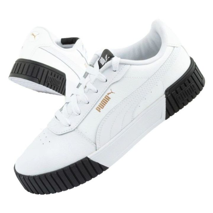 Moteriški sportbačiai su raišteliais Puma Carina 2.0, juodi
