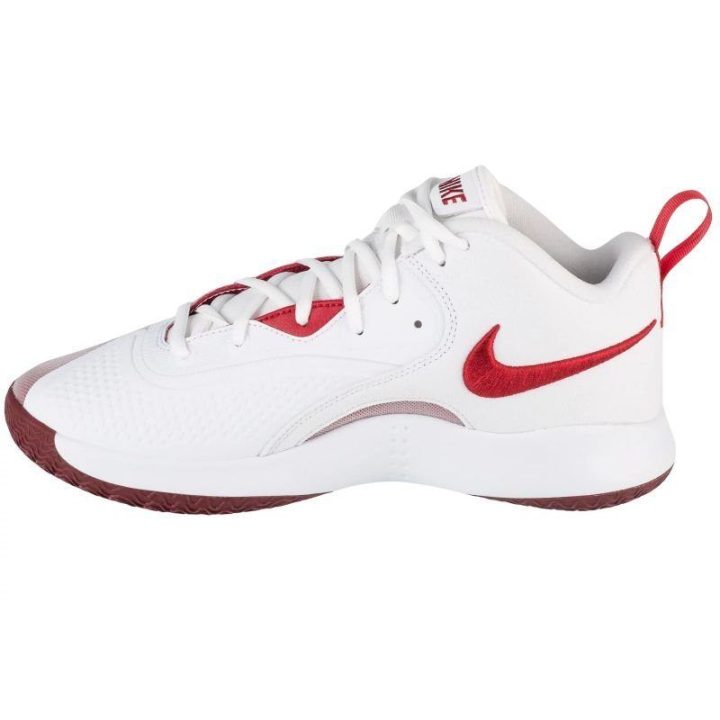 Uniseks tinklinio bateliai Nike Hyperset 2, balti ir raudoni