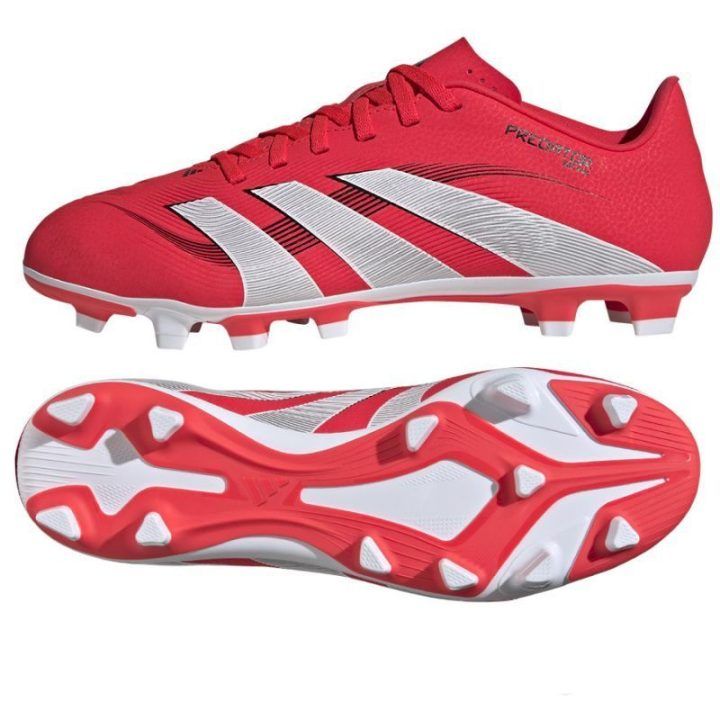 Vyriški futbolo bateliai adidas Predator Club FG/MG, raudoni