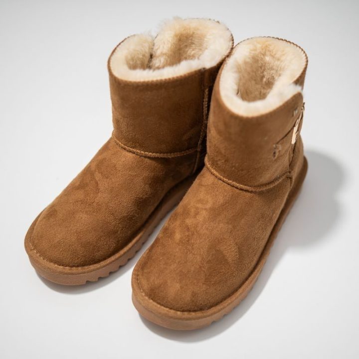 Moteriški pašiltinti sniego batai Wrangler Elsa Platform MID, juodi