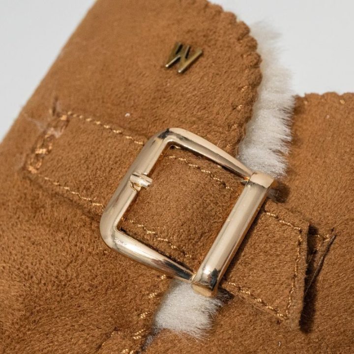 Moteriški pašiltinti sniego batai Wrangler Elsa Platform MID, juodi
