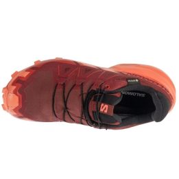 Moteriški bėgimo bekele bateliai Salomon Speedcross 6 GTX, raudoni