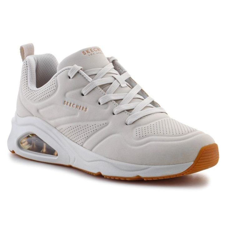 Moteriški sportbačiai Skechers Tres-Air Uno AH Mazing, balkšvi