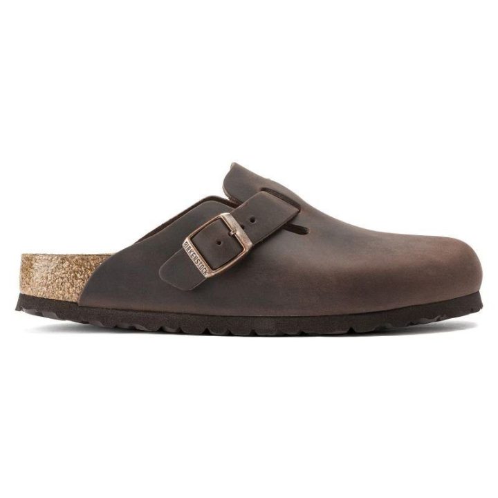 Moteriškos šlepetės su reguliuojama sagtimi Birkenstock Boston