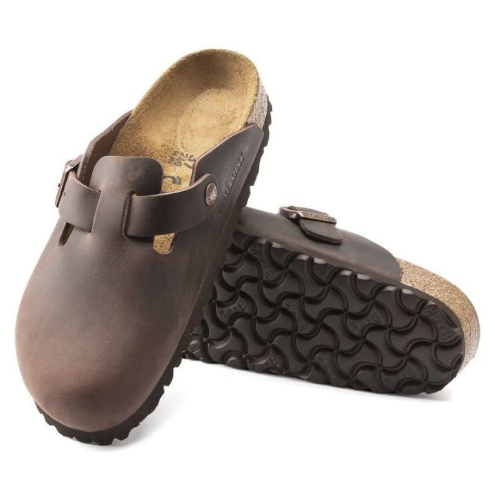 Moteriškos šlepetės su reguliuojama sagtimi Birkenstock Boston