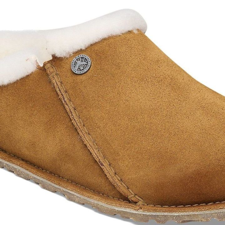 Uniseks šlepetės siaurai pėdai Birkenstock Zermatt, rudos