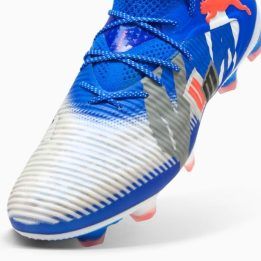 Vyriški futbolo bateliai Puma Future 8 Ultimate FG, mėlyni ir balti