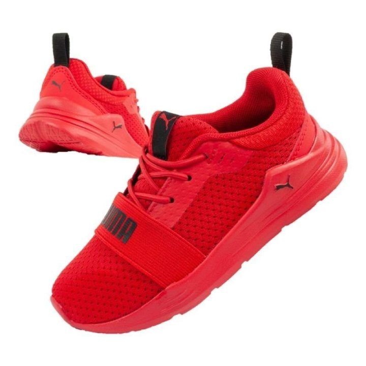 Vaikiški sportbačiai su elastingais raišteliais Puma Wired Run