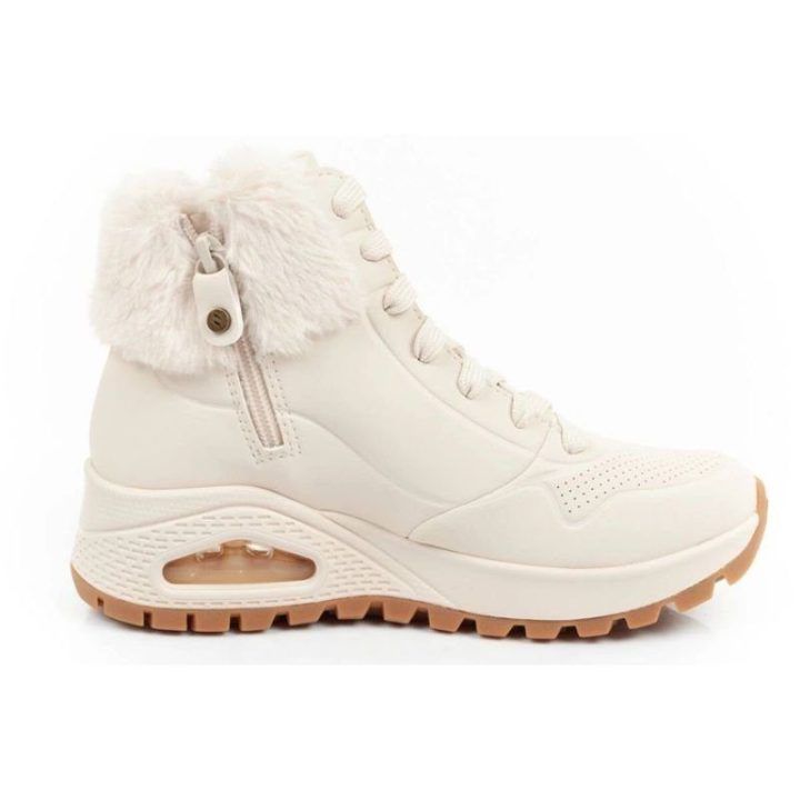 Moteriški laisvalaikio batai Skechers Uno Rugged su užtrauktuku, smėlio