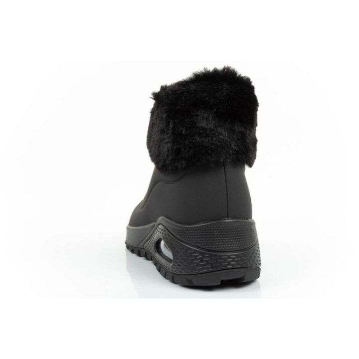 Moteriški sportbačiai su užtrauktuku Skechers Uno Rugged, juodi