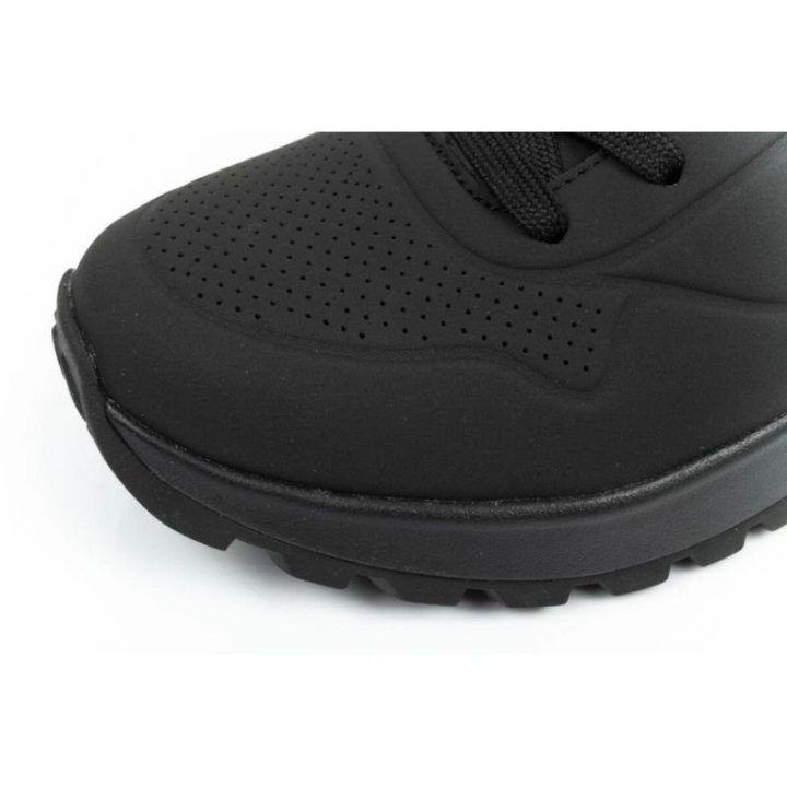 Moteriški sportbačiai su užtrauktuku Skechers Uno Rugged, juodi