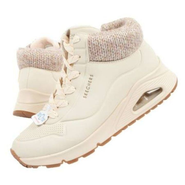 Moteriški sportbačiai su užtrauktuku Skechers Uno Darling Daze, rožiniai