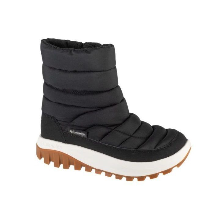 Moteriški pašiltinti sniego batai Columbia Snowtrot Mid, juodi