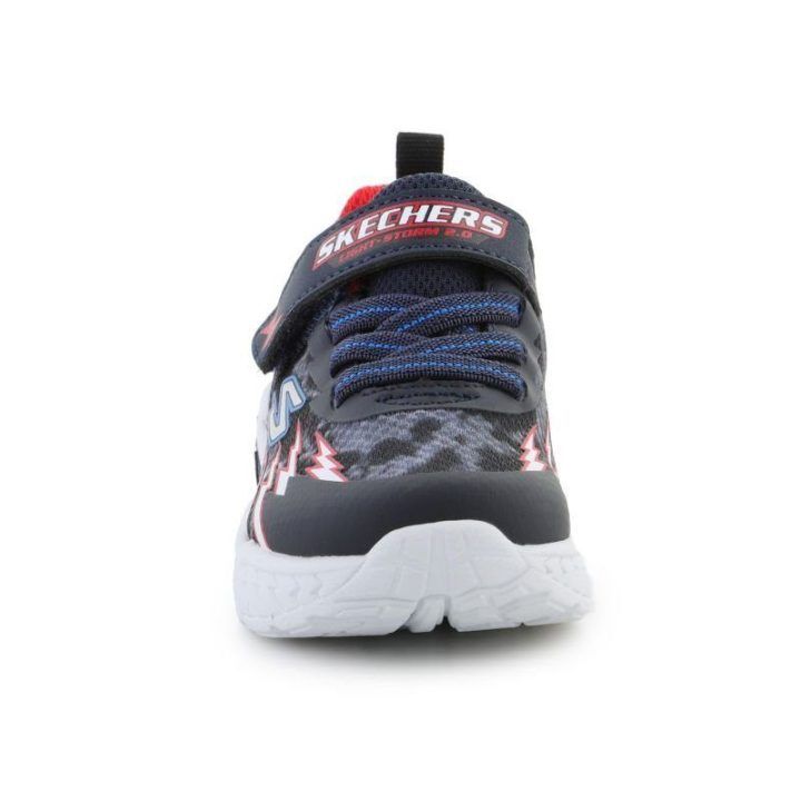 Vaikiški LED batai Skechers S-Light Storm 2.0, tamsiai mėlyni ir raudoni