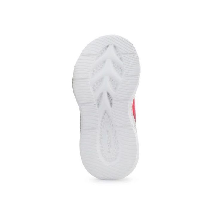 Vaikiški sportbačiai su LED Skechers S-Lights, raudoni ir juodi