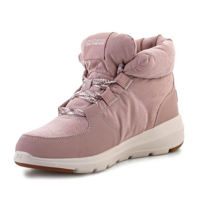 Moteriški žieminiai batai Skechers Glacial Ultra - Trend Up, rausvai violetiniai