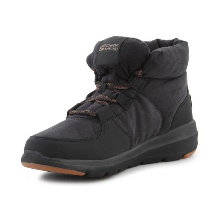 Moteriški žieminiai batai Skechers Glacial Ultra - Trend Up, juodi