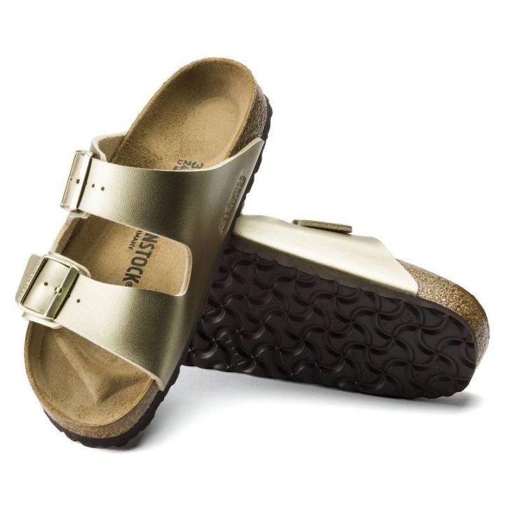 Moteriškos šlepetės Birkenstock Arizona, aukso