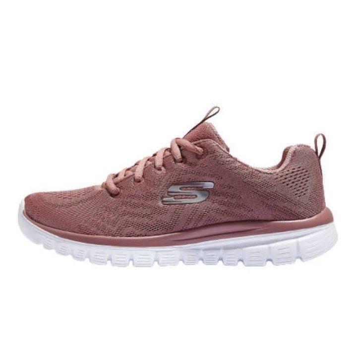 Moteriški sportbačiai su Memory Foam vidpadžiu Skechers Graceful-Get, rožiniai