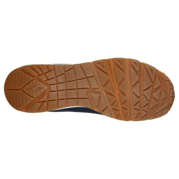 Vyriški sportbačiai Skechers Uno Stand On Air su Skech-Air padu, tamsiai mėlyni