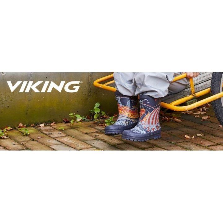 Vaikiški guminiai batai su atšvaitais Viking Alv Jolly
