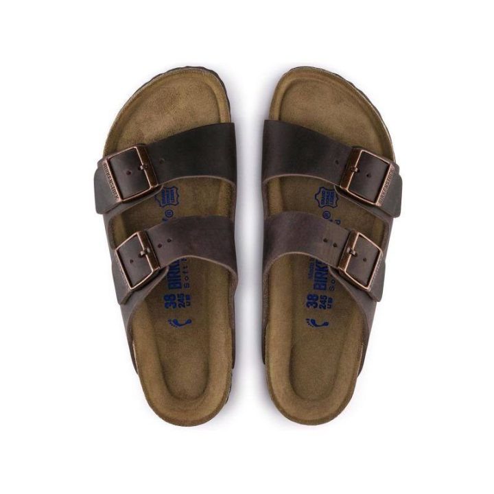 Moteriškos šlepetės Birkenstock Arizona Soft Footbed, siauros