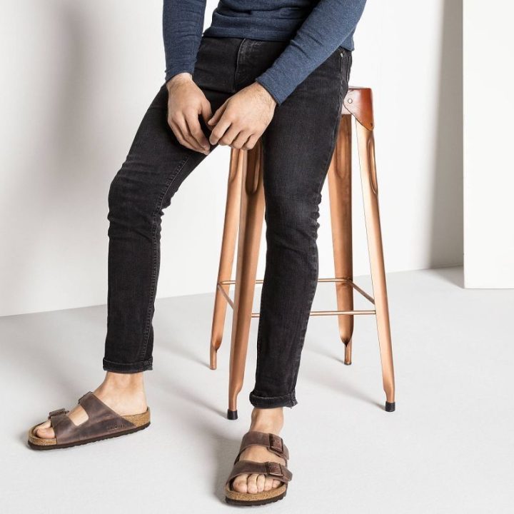 Moteriškos šlepetės Birkenstock Arizona Soft Footbed, siauros