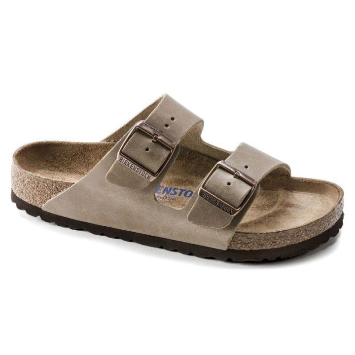 Uniseks šlepetės Birkenstock Arizona Soft Footbed, tabako rudos
