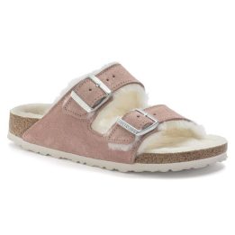 Moteriškos pašiltintos šlepetės Birkenstock Arizona, rožinės