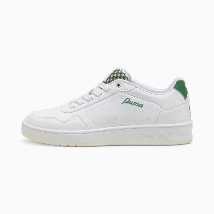Moteriški sportbačiai Puma Court Classy Blossom, balti