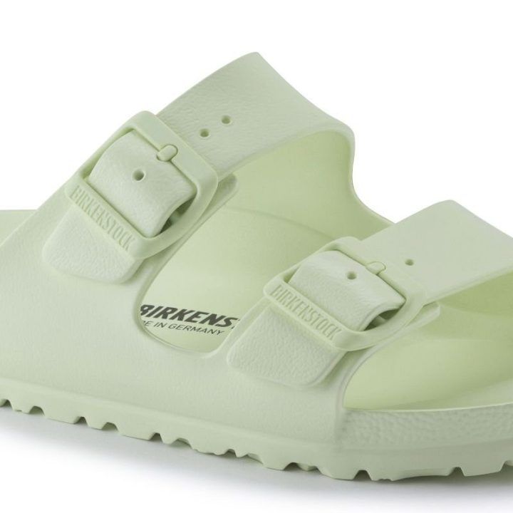 Vyriškos šlepetės plačiai pėdai Birkenstock Arizona, žalios